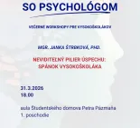 Na slovíčko so psychológom 
