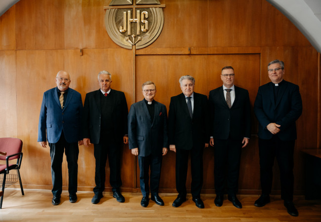 Abraham Skorka at the Faculty of theology (Trnava University, Bratislava)