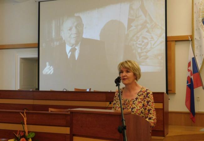 príhovor riaditeľky univerzitnej knižnice Zuzany Martinkovičovej