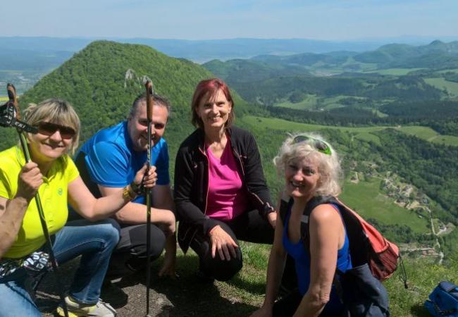 Vyhliadka - Malý Manín, Súľovské skaly