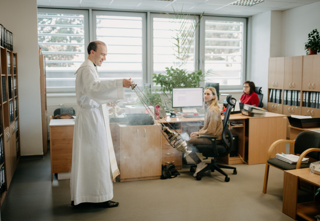 trojkráľové požehnanie rektorátu