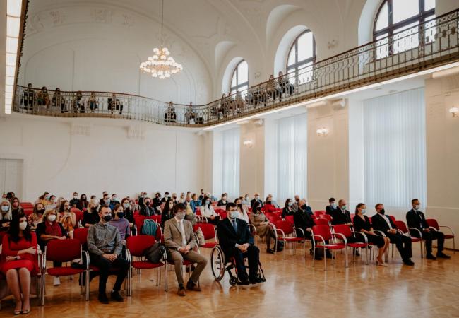 otvorenie nového akademického roka 2021/2022 na Trnavskej univerzite (foto Barbora Likavská)