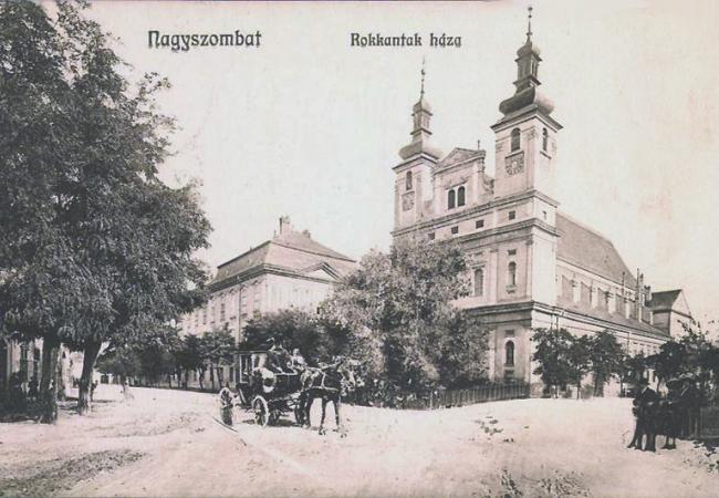 Univerzitné námestie v Trnave v roku 1915