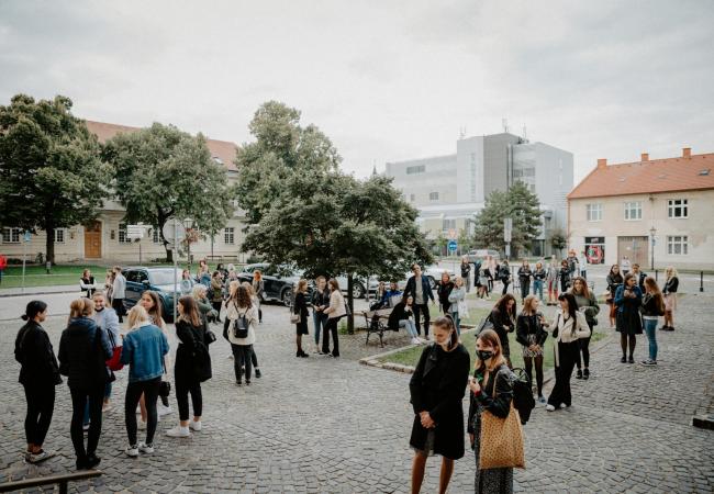 Veni Sancte 2021 na Trnavskej univerzite (foto Barbora Likavská)