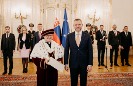 Prezident Slovenskej republiky dnes vymenoval Miloša Lichnera za nového rektora Trnavskej univerzity