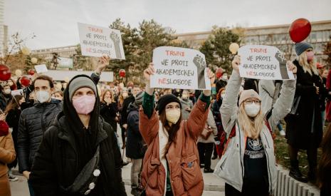 Protest za slobodné vysoké školy