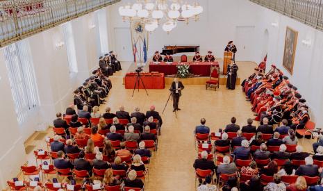 inaugurácia rektora tu 13. novembra 2019