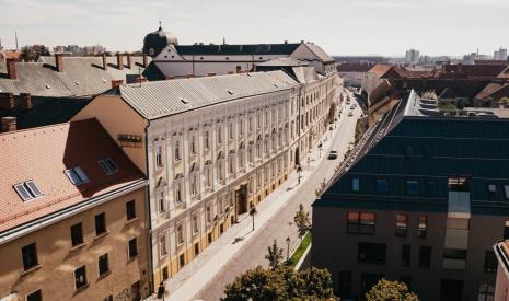 trnavská univerzita - letecký záber (aerial shot, trnava university)