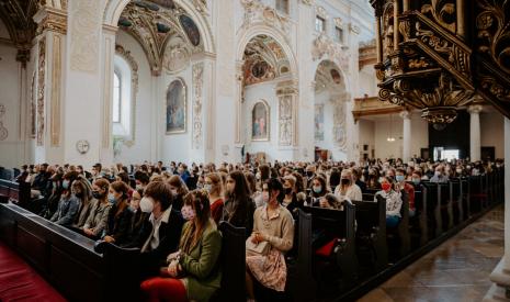 Veni Sancte 2021 na Trnavskej univerzite (foto Barbora Likavská)