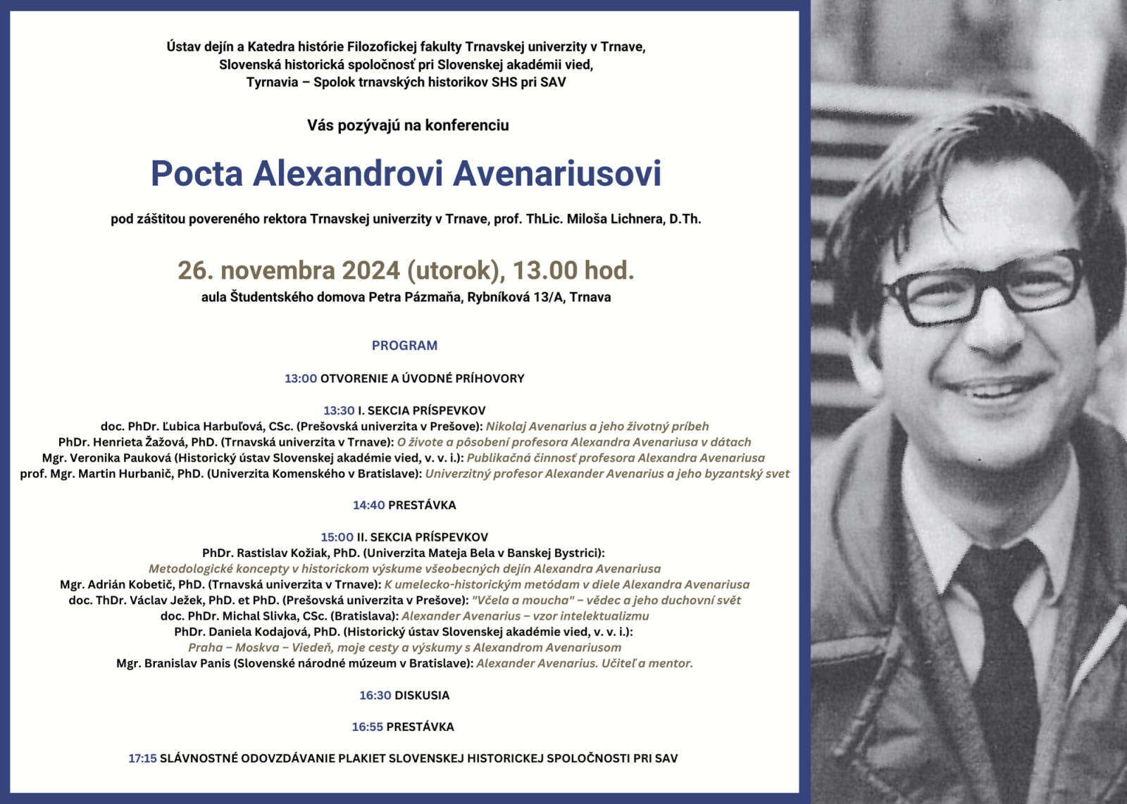 Pocta Alexandrovi Avenariusovi