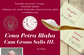 Cena Petra Blaha - Cum Grano Salis III.