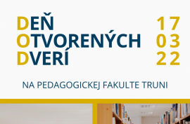 Deň otvorených dverí na pedagogickej fakulte 2022