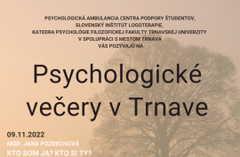 Psychologické večery v Trnave