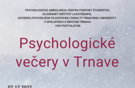 Psychologické večery v Trnave