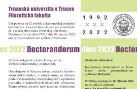 Doctorandorum dies 2022