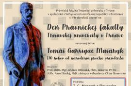 Deň Právnickej fakulty: 170. výročie narodenia Tomáša G. Masaryka