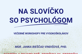 Na slovíčko so psychológom