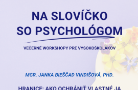 Na slovíčko so psychológom