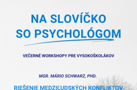 Na slovíčko so psychológom