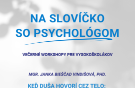 Na slovíčko so psychológom