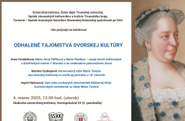 ODHALENÉ TAJOMSTVÁ DVORSKEJ KULTÚRY