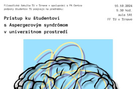 Prístup ku študentovi s Aspergerovým syndrómom v univerzitnom prostredí