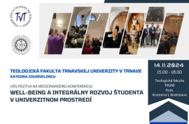 Well-being a integrálny rozvoj študenta v univerzitnom prostredí