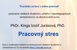 Pracovný stres