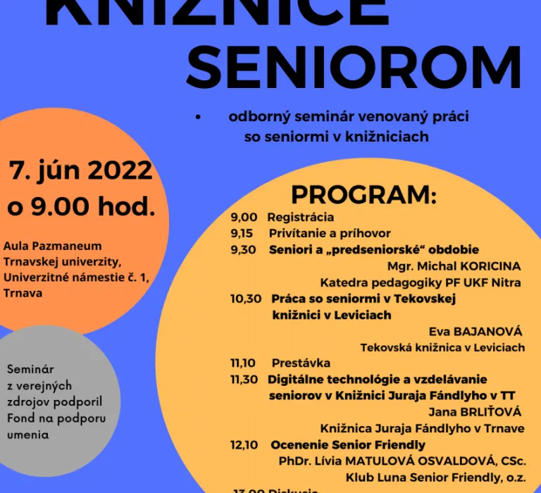 Knižnice seniorom
