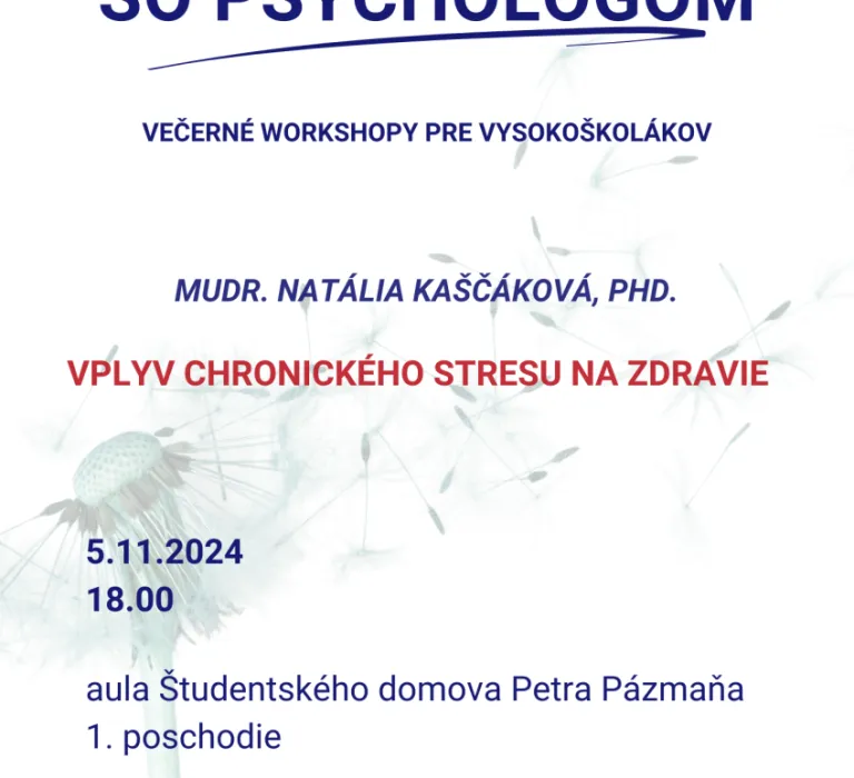 Na slovíčko so psychológom
