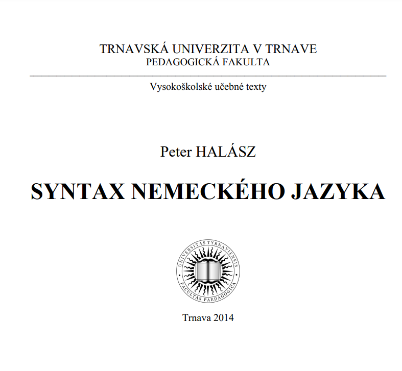 Syntax nemeckého jazyka