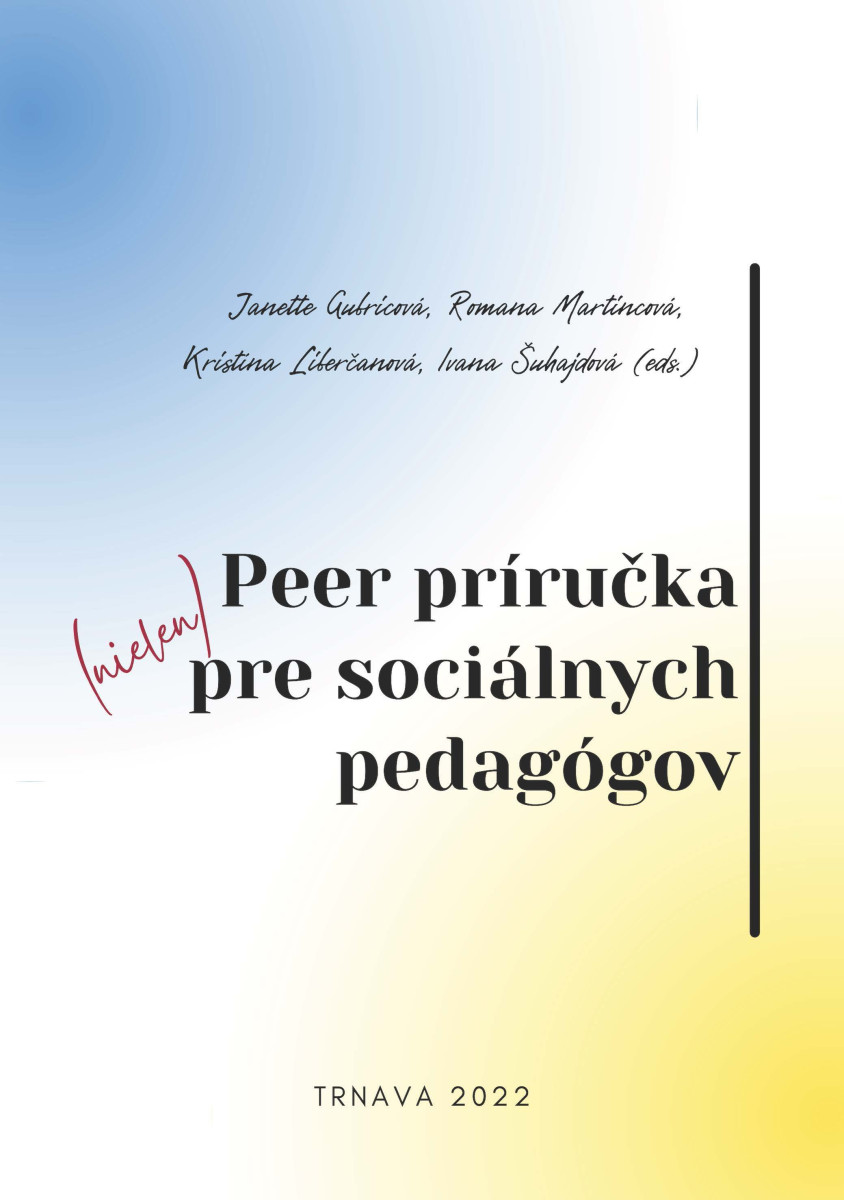 Peer príručka (nielen) pre sociálnych pedagógov