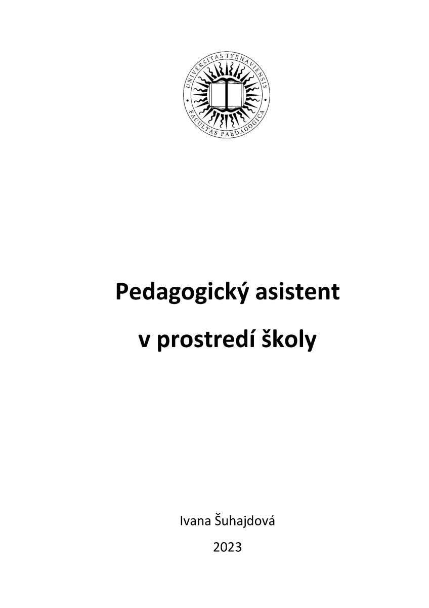 Pedagogický asistent v prostredí školy