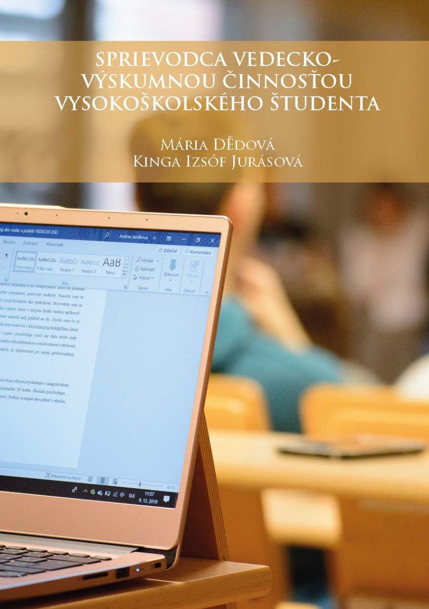 Sprievodca vedecko-výskumnou činnosťou vysokoškolského študenta