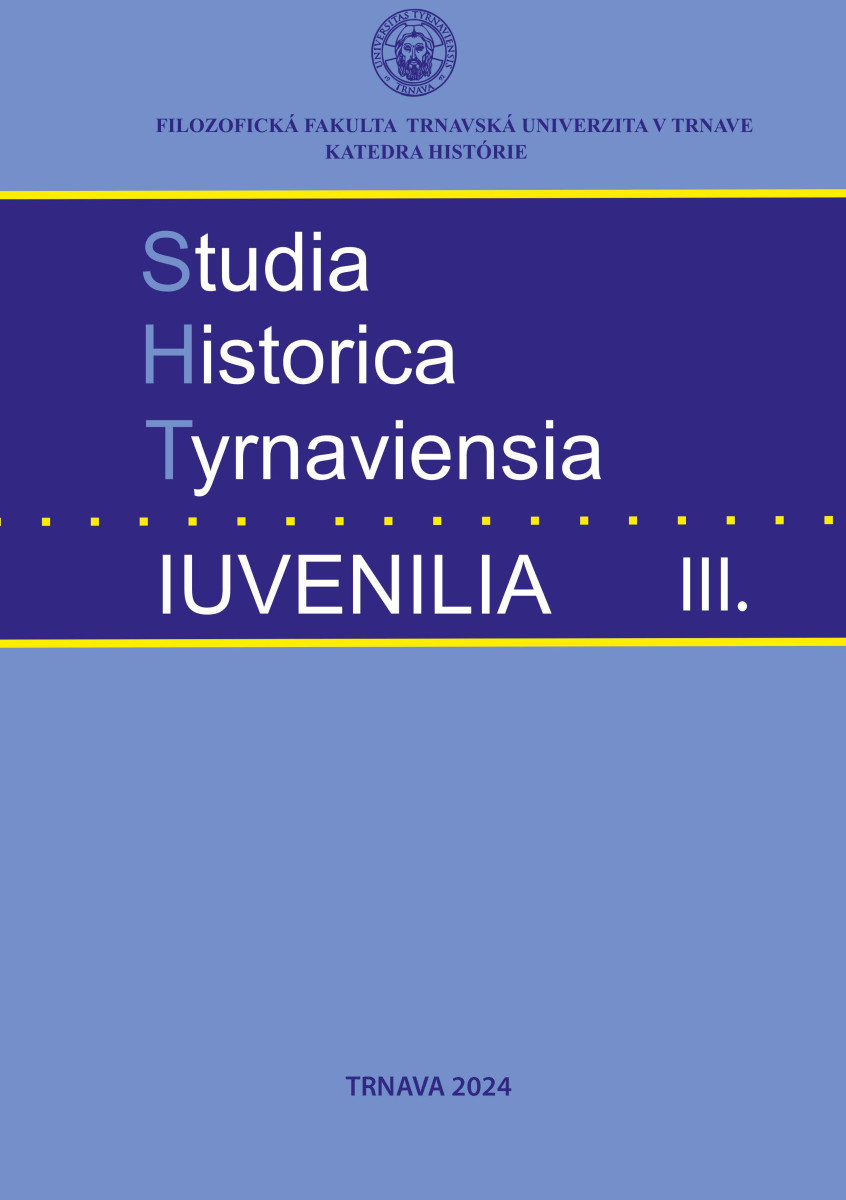 Studia Historica Tyrnaviensia Iuvenilia 3.
