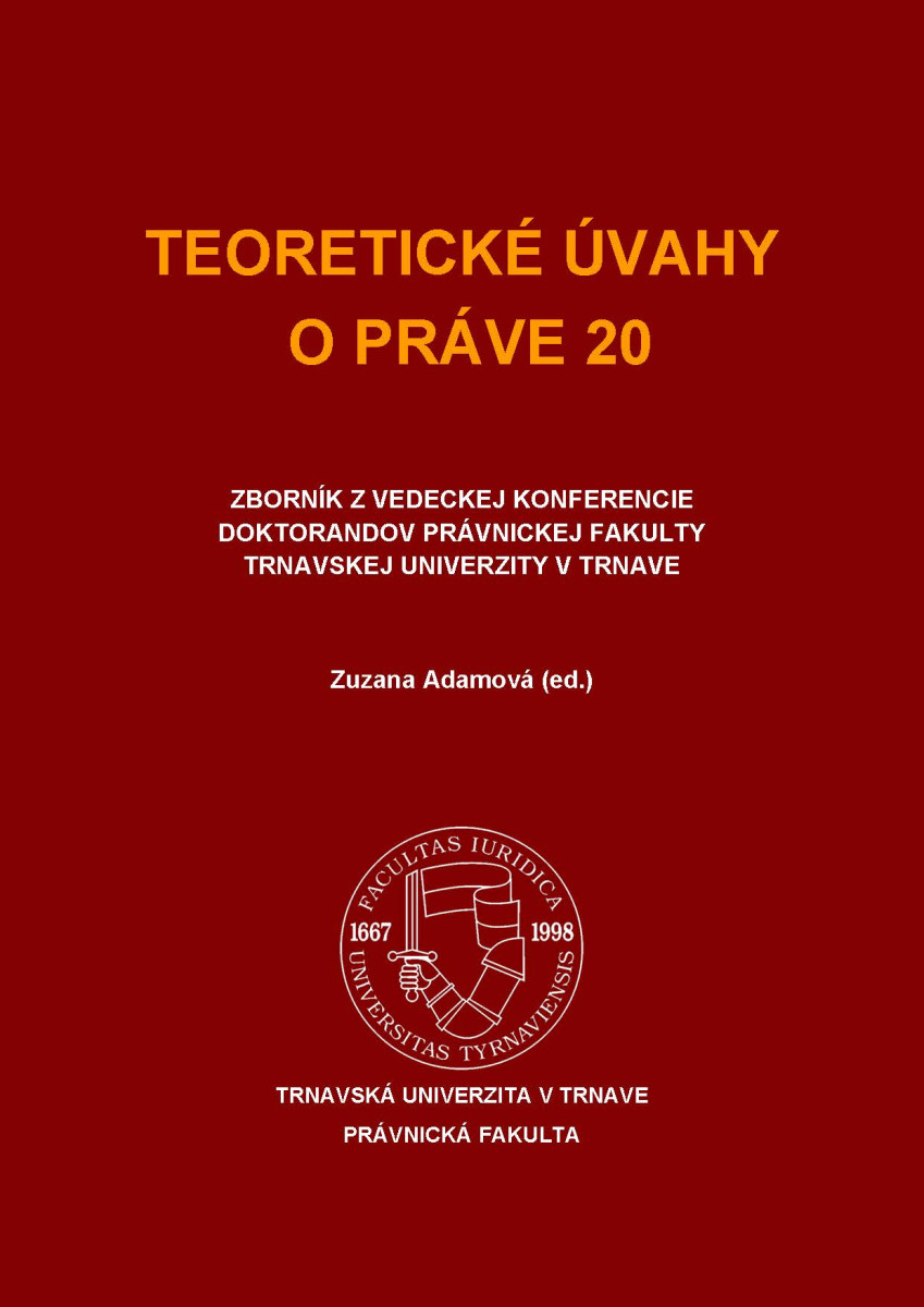 Teoretické úvahy o práve 20