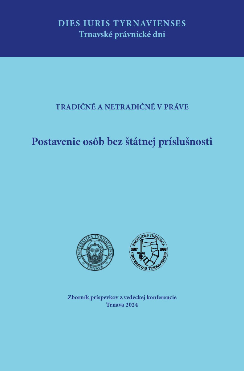 Postavenie osôb bez štátnej príslušnosti