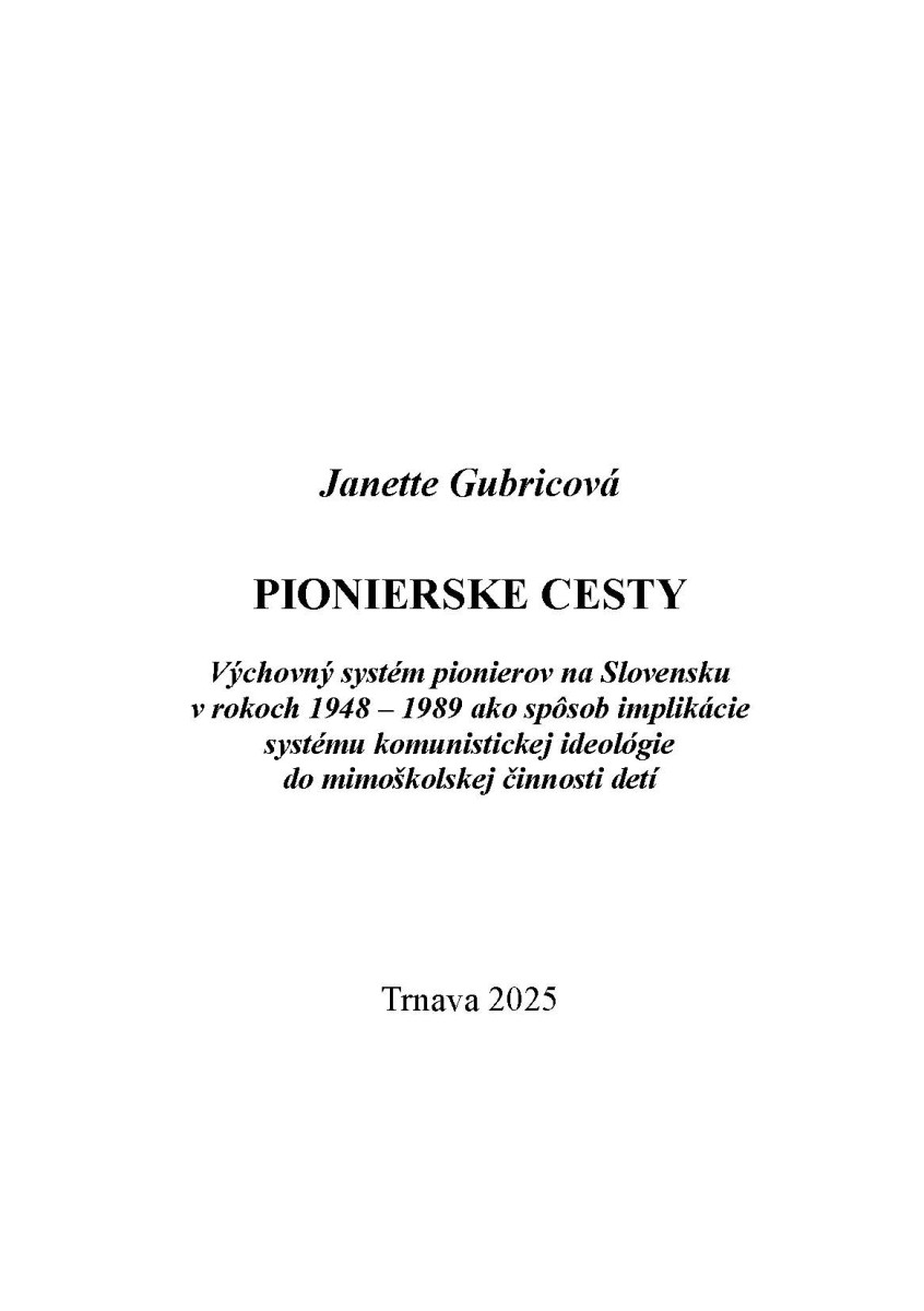 Pionierske cesty