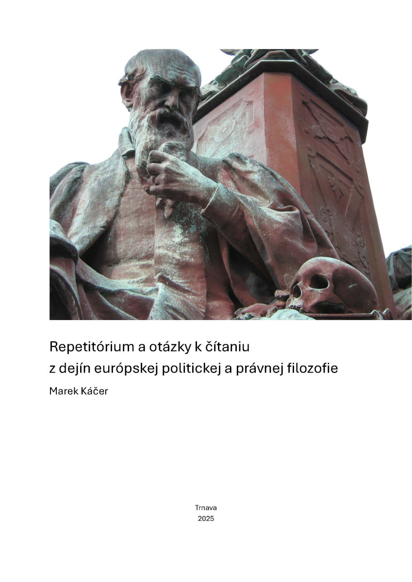 Repetitórium a otázky k čítaniu z dejín európskej politickej a právnej filozofie