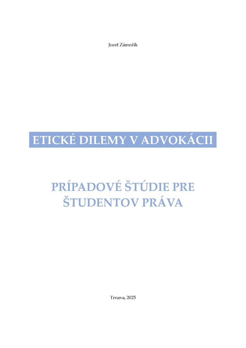 Etické dilemy v advokácii