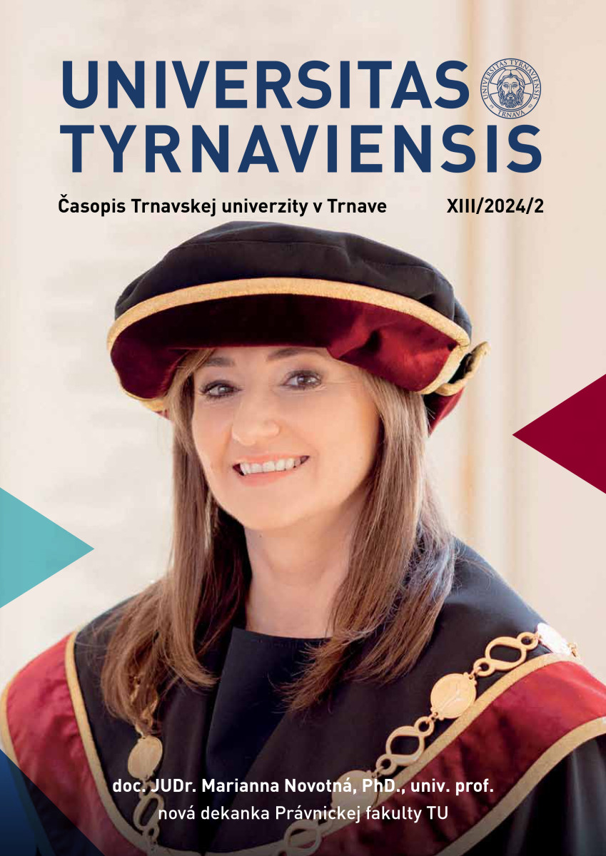 Universitas Tyrnaviensis 2/2024