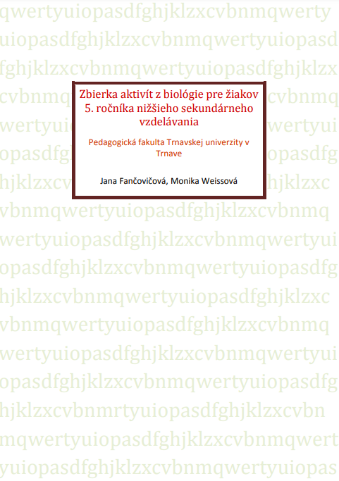 Zbierka aktivít z biológie pre žiakov 5. ročníka nižšieho sekundárneho vzdelávania